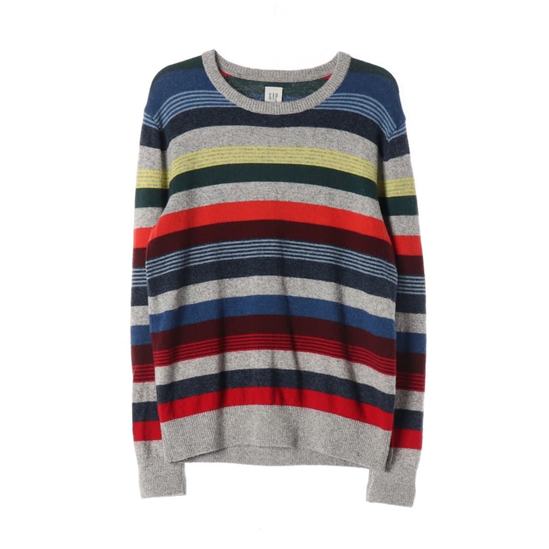 GAP 멀티 컬러 스트라이프 라운드 니트 S 상품이미지1