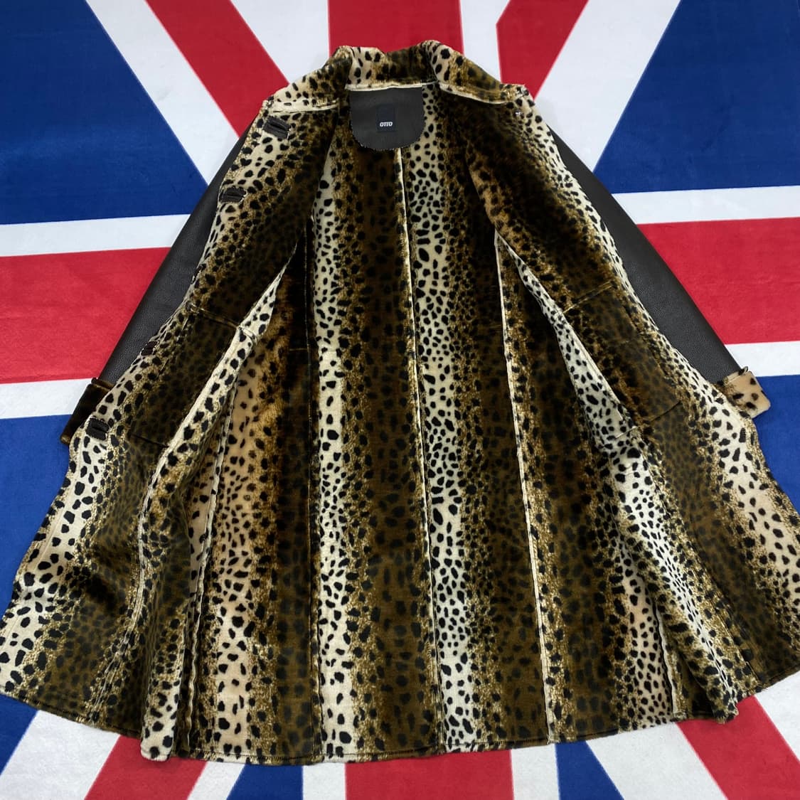 빈티지 레더코트 실측 여성55-66 상품이미지5