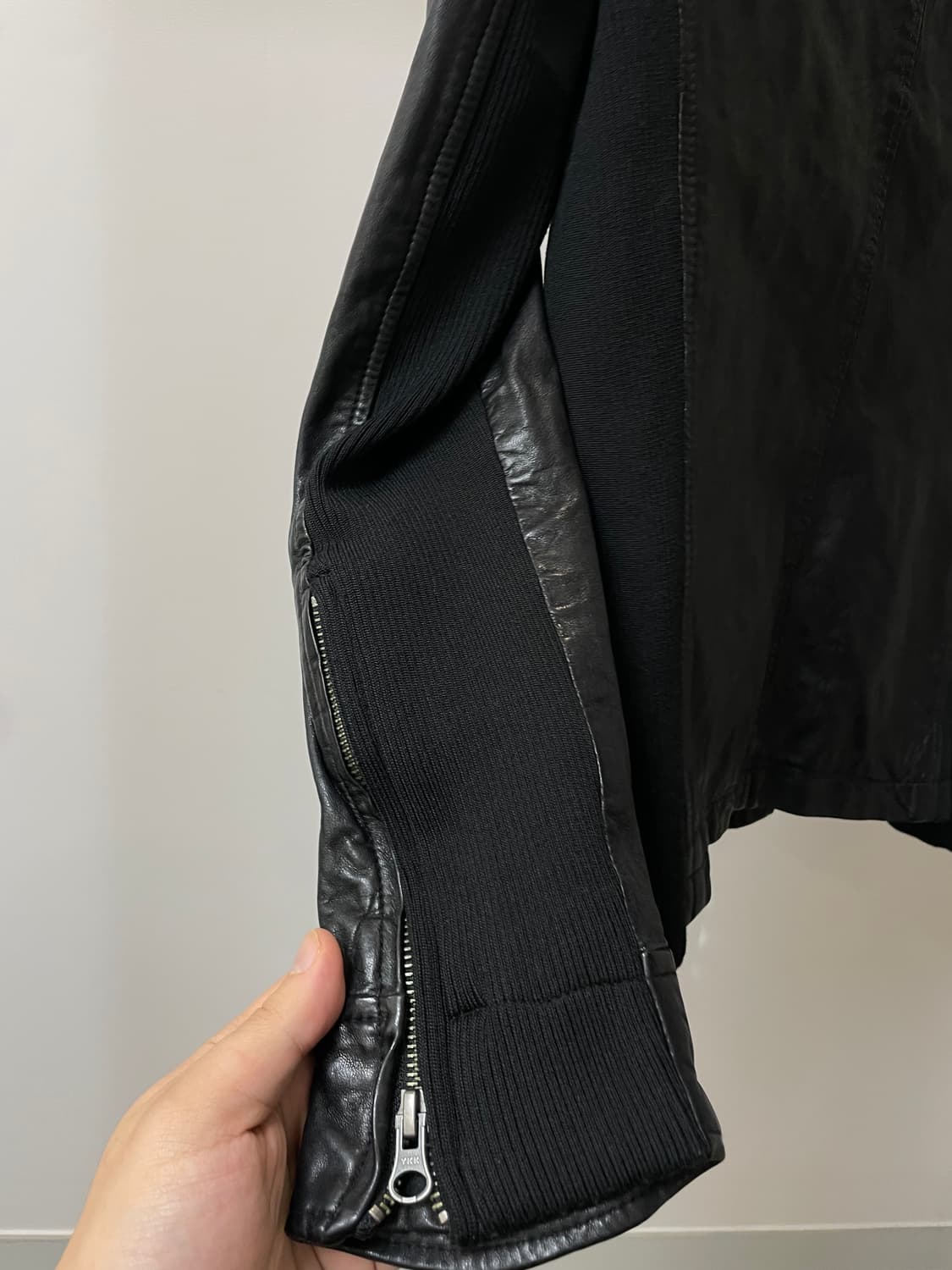 (95) 하이넥 락시크 양가죽 투웨이 가죽자켓 상품이미지6