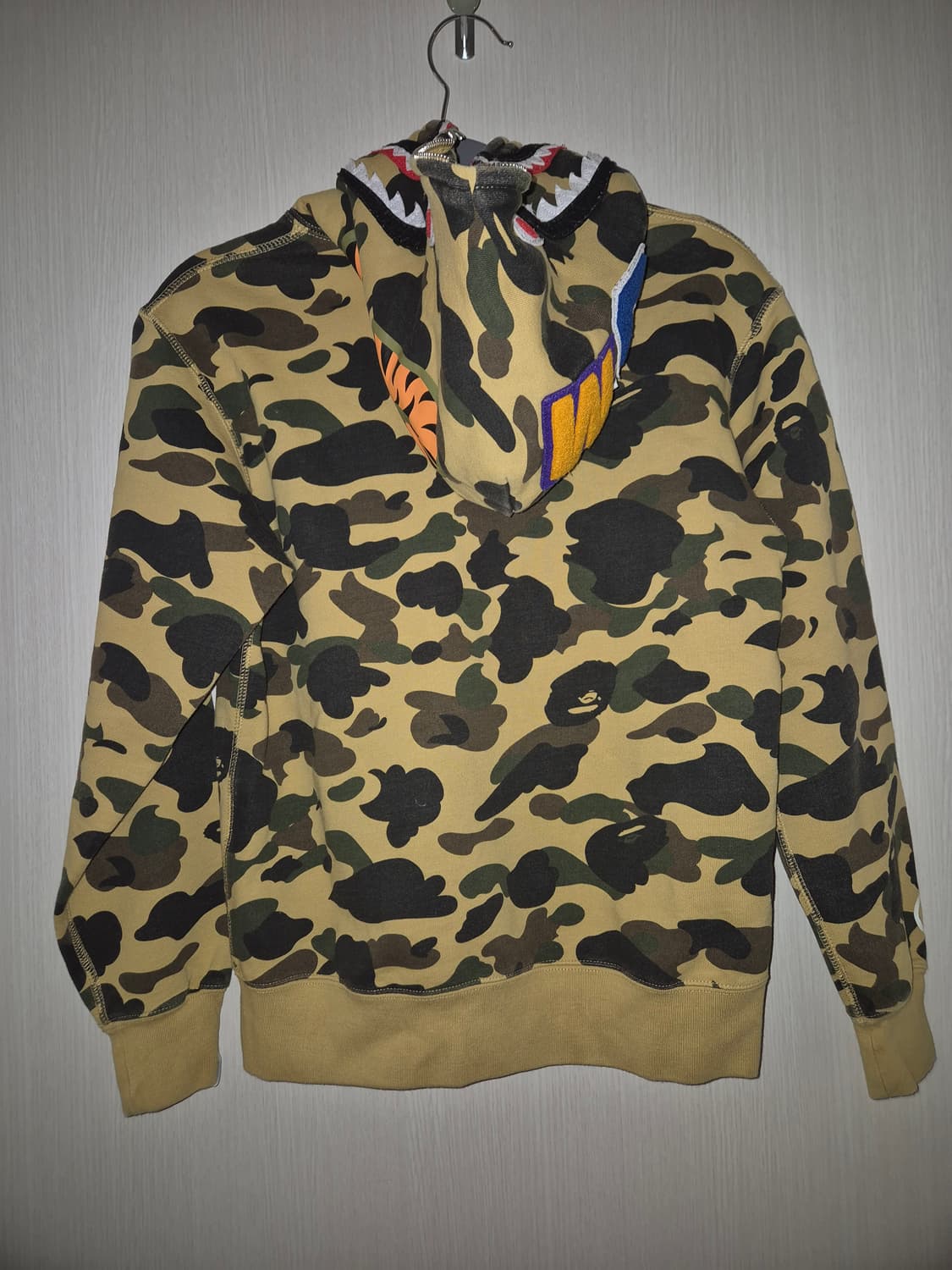 베이프 황계 샤크 후드집업 S 상품이미지5