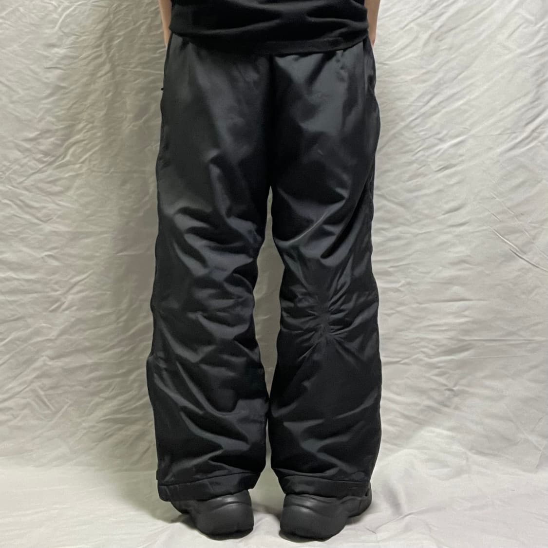 XXL 나이키 스우시 블랙 나일론 팬츠 상품이미지3