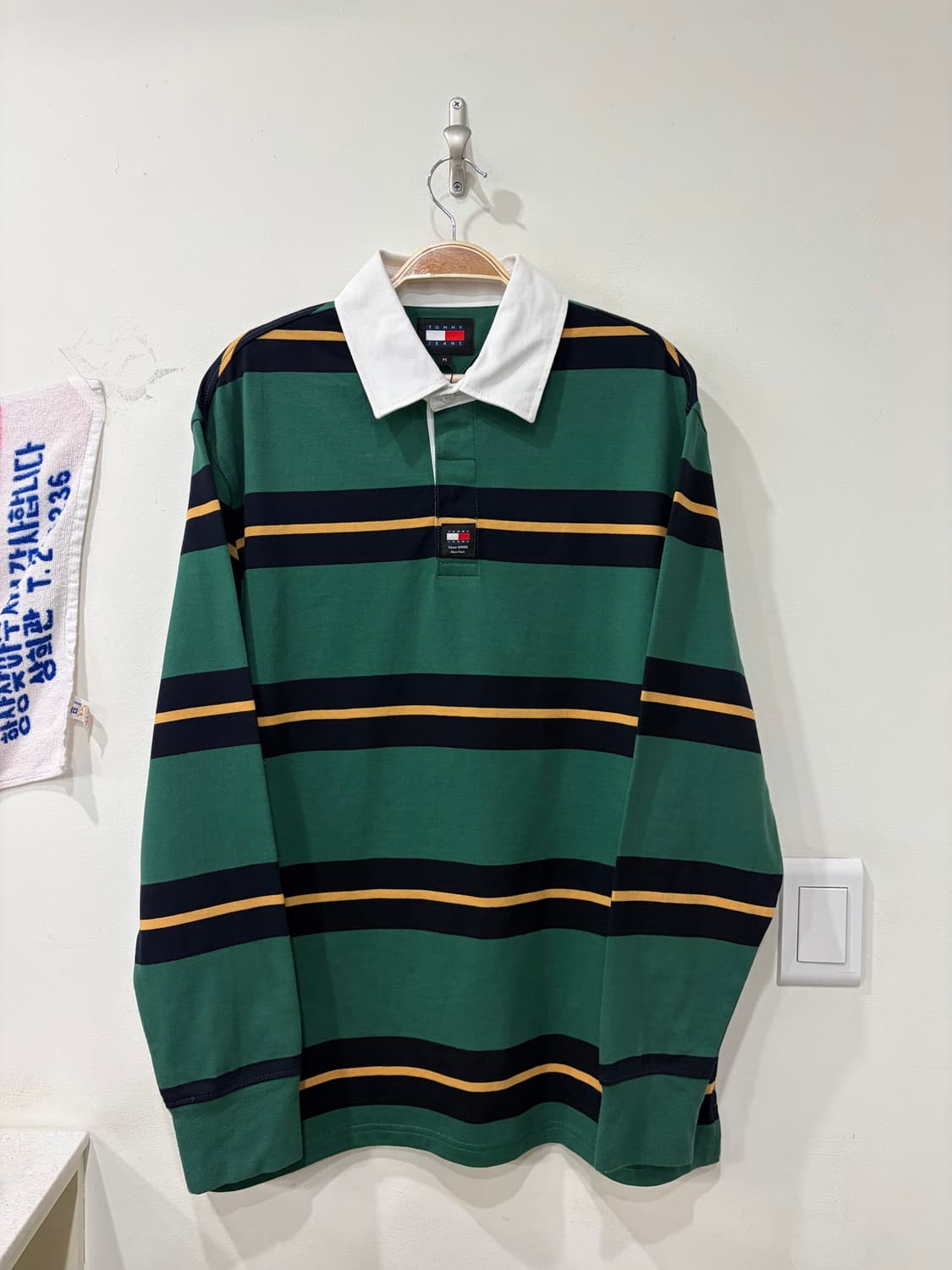 302. 타미힐피거 타미진스 럭비티 PK 카라티 상품이미지1