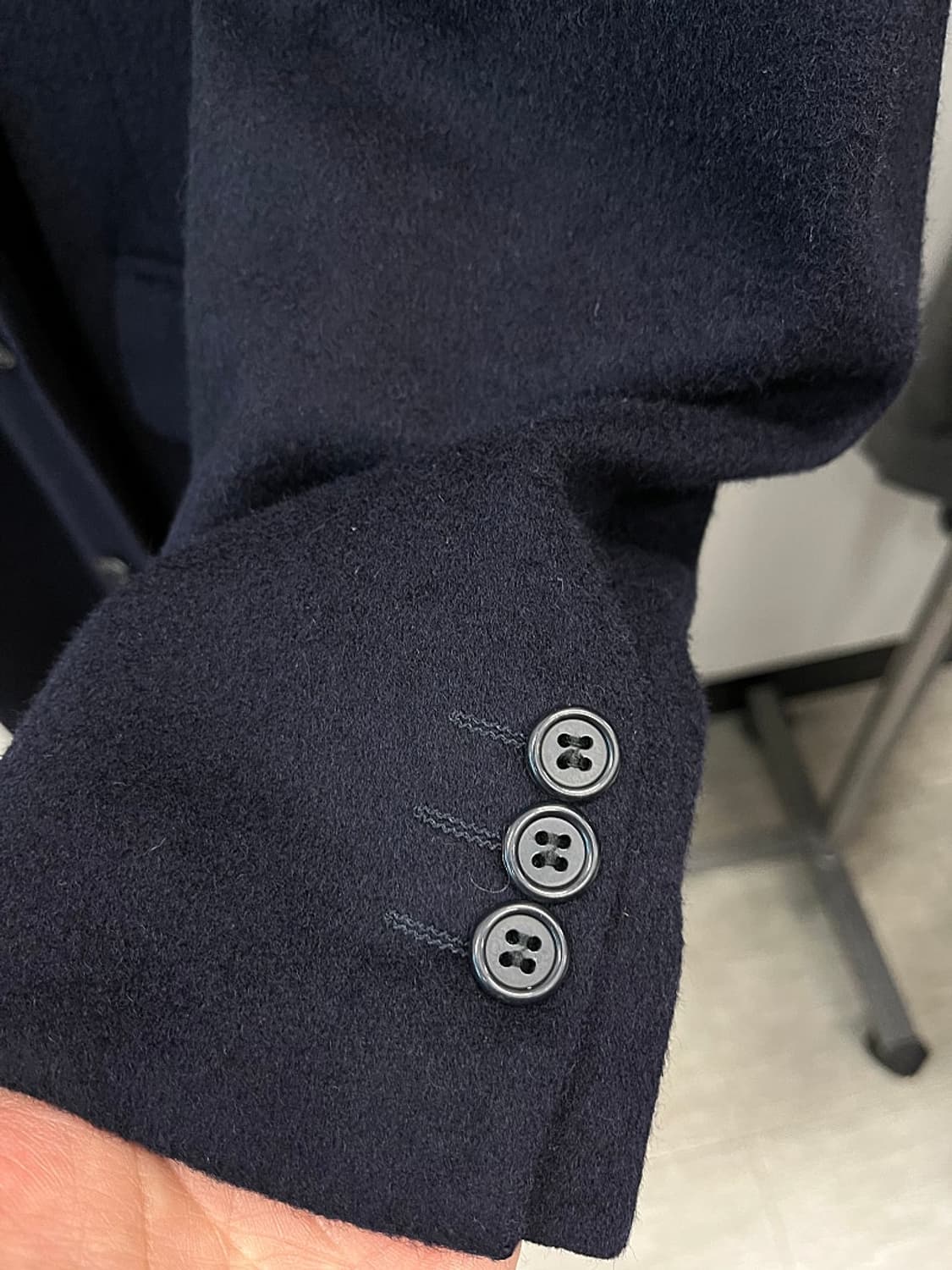 105) 버버리 네이비 울코트  상품이미지5