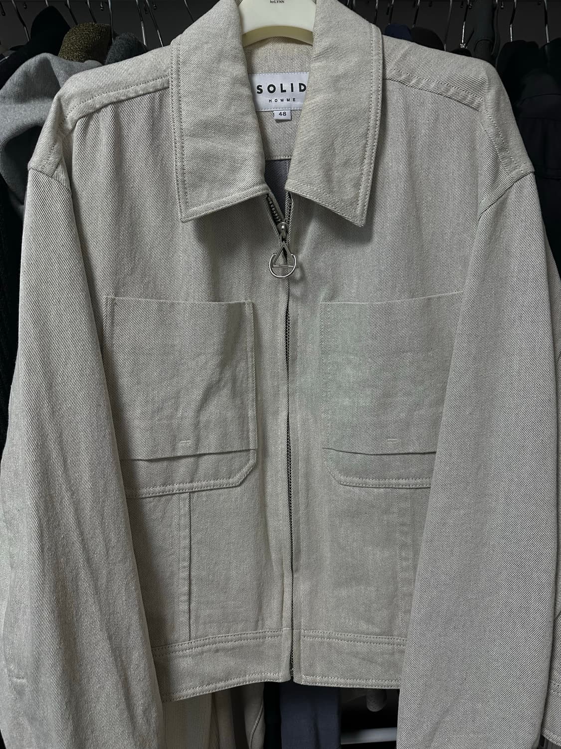솔리드옴므 그레이 데님 자켓 48 상품이미지2