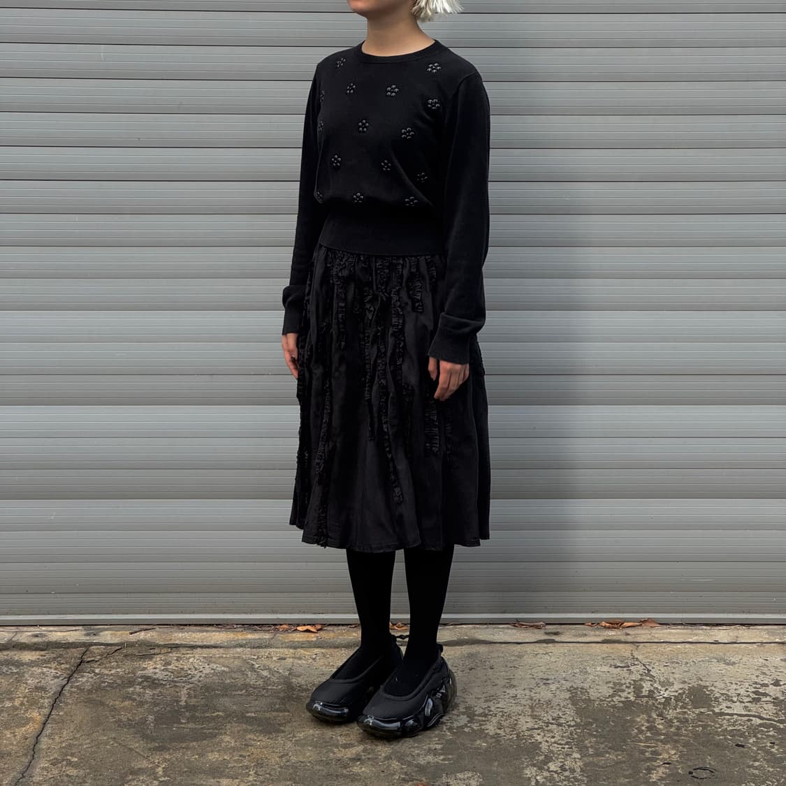Ruffle Black Skirt 상품이미지7