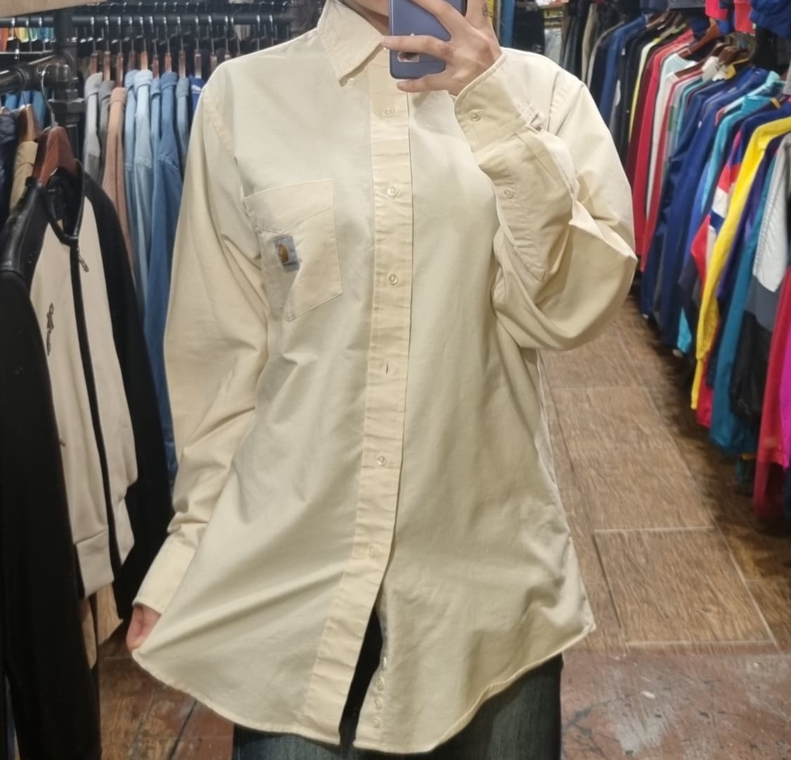 [Hi] 칼하트 긴팔 셔츠 옐로우 상품이미지2