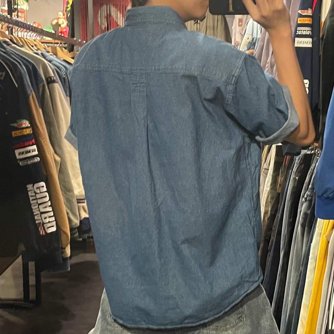 [IM] carhartt 칼하트 중청 데님 반팔셔츠 상품이미지8