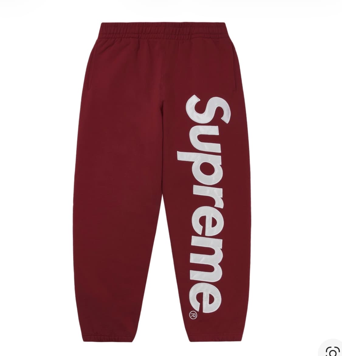 (M) 슈프림 사틴 아플리케 스웻팬츠 - 25fw 상품이미지7