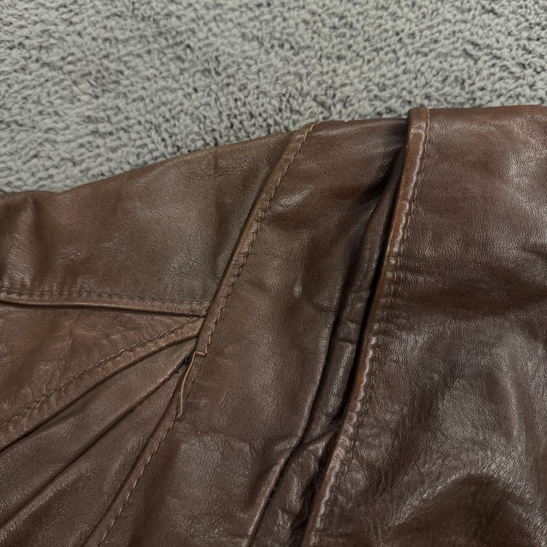 [ 44 ] 빈티지 A-2 플라이트 레더 가죽 자켓 상품이미지9