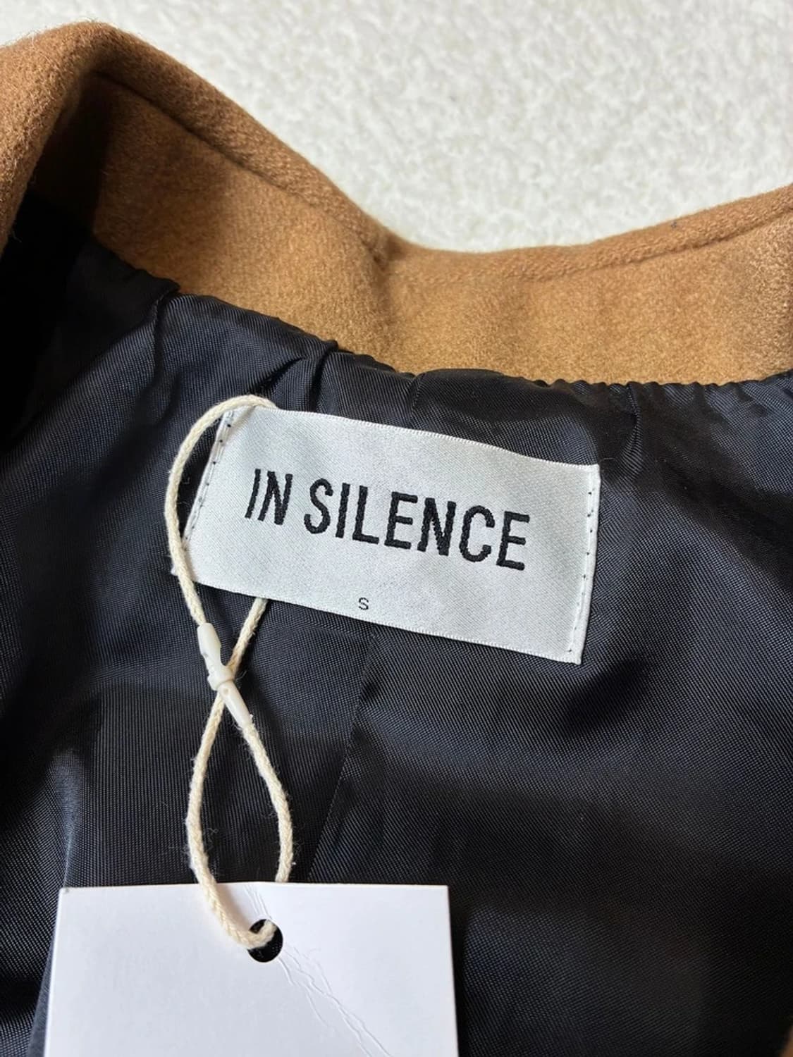 인사일런스 캐시미어블렌드 카멜 롱 코트 PN6337    상품이미지5