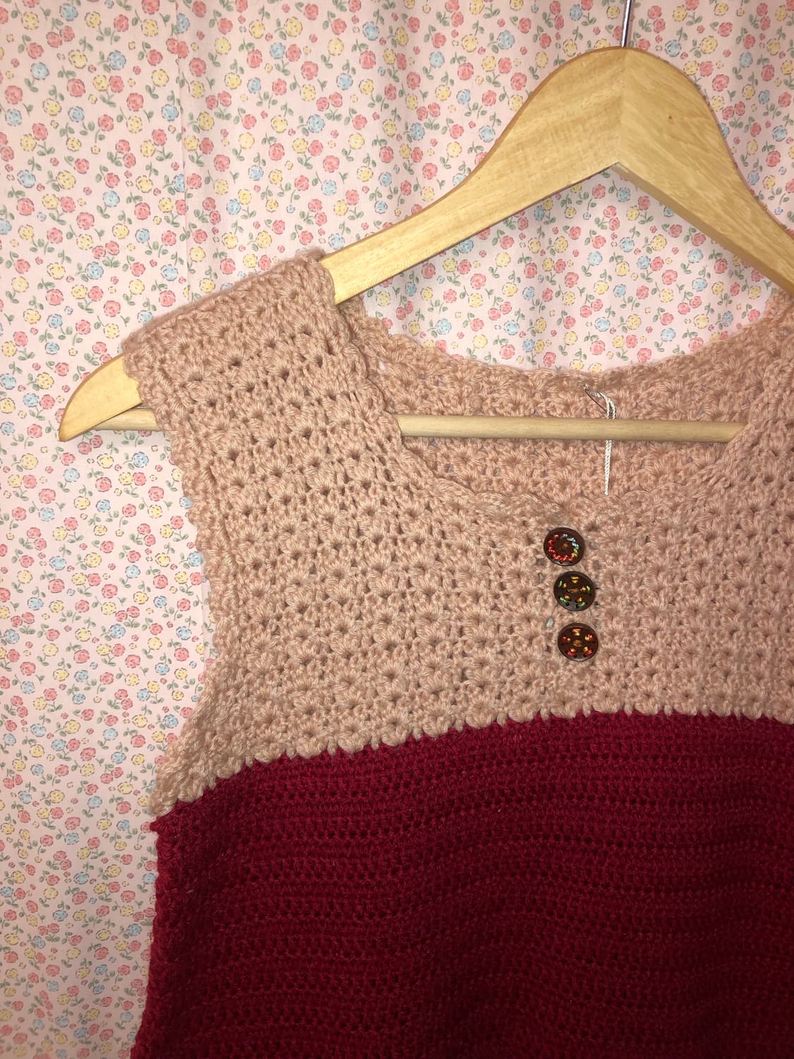 handmade button vest 상품이미지3