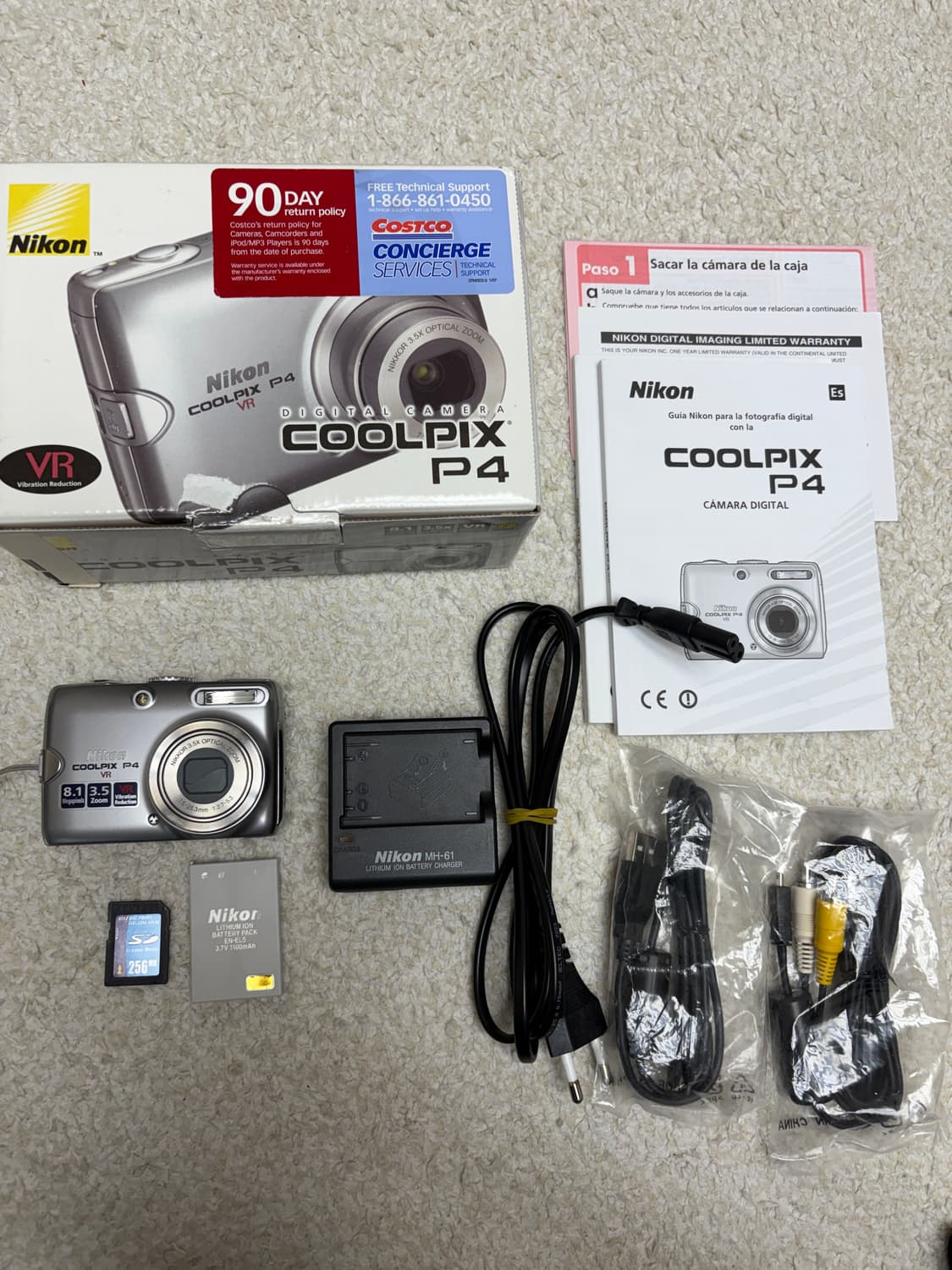 니콘 쿨픽스 P4 coolpix p4 풀박스 상품이미지1