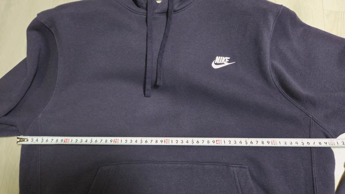 (착샷) 나이키 NSW 후드 티셔츠 클럽 기모 상품이미지7