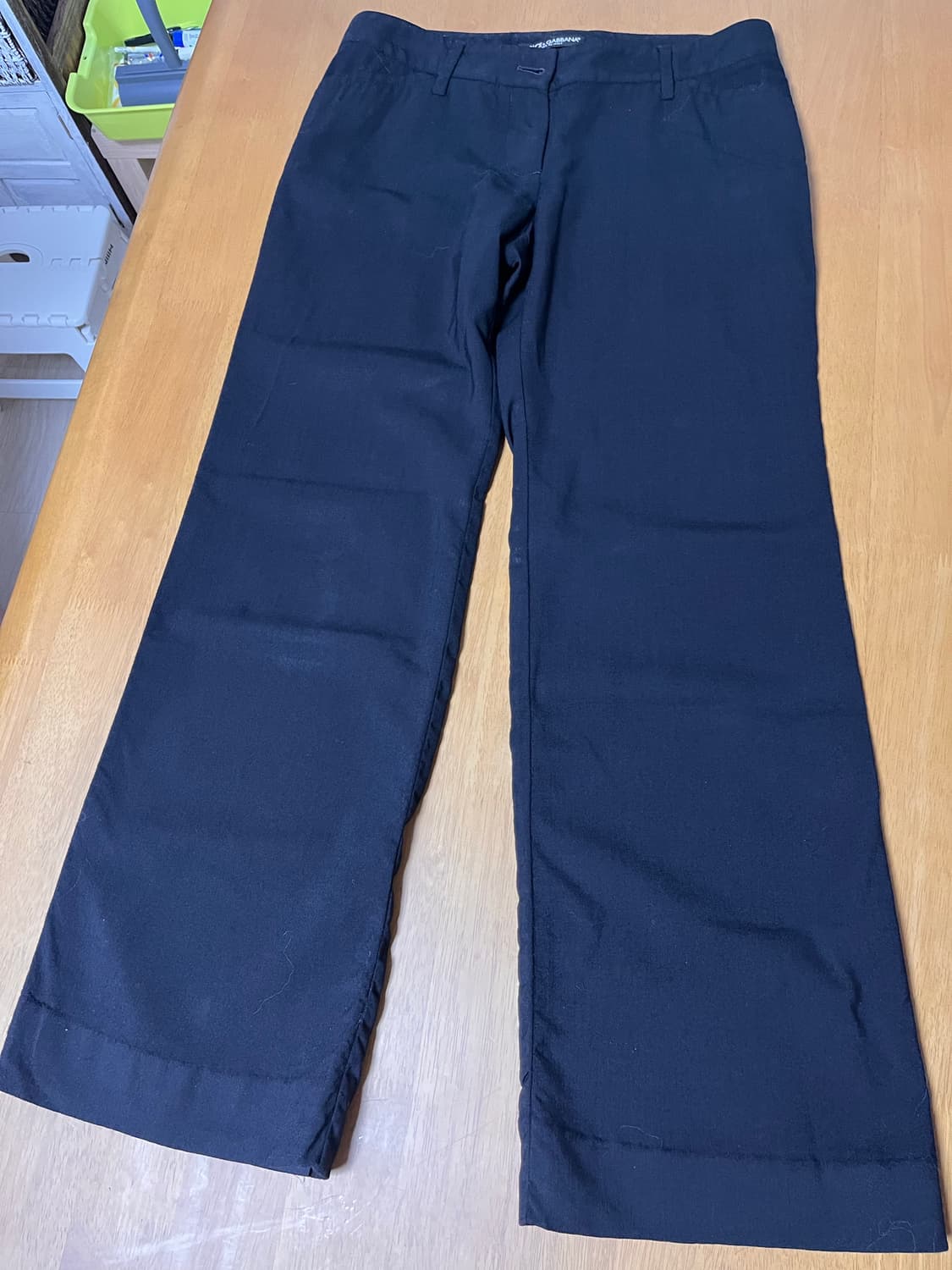 Dolce & Gabbana 돌체앤가바나 블랙 슬랙스 팬츠_38 사이즈 상품이미지1