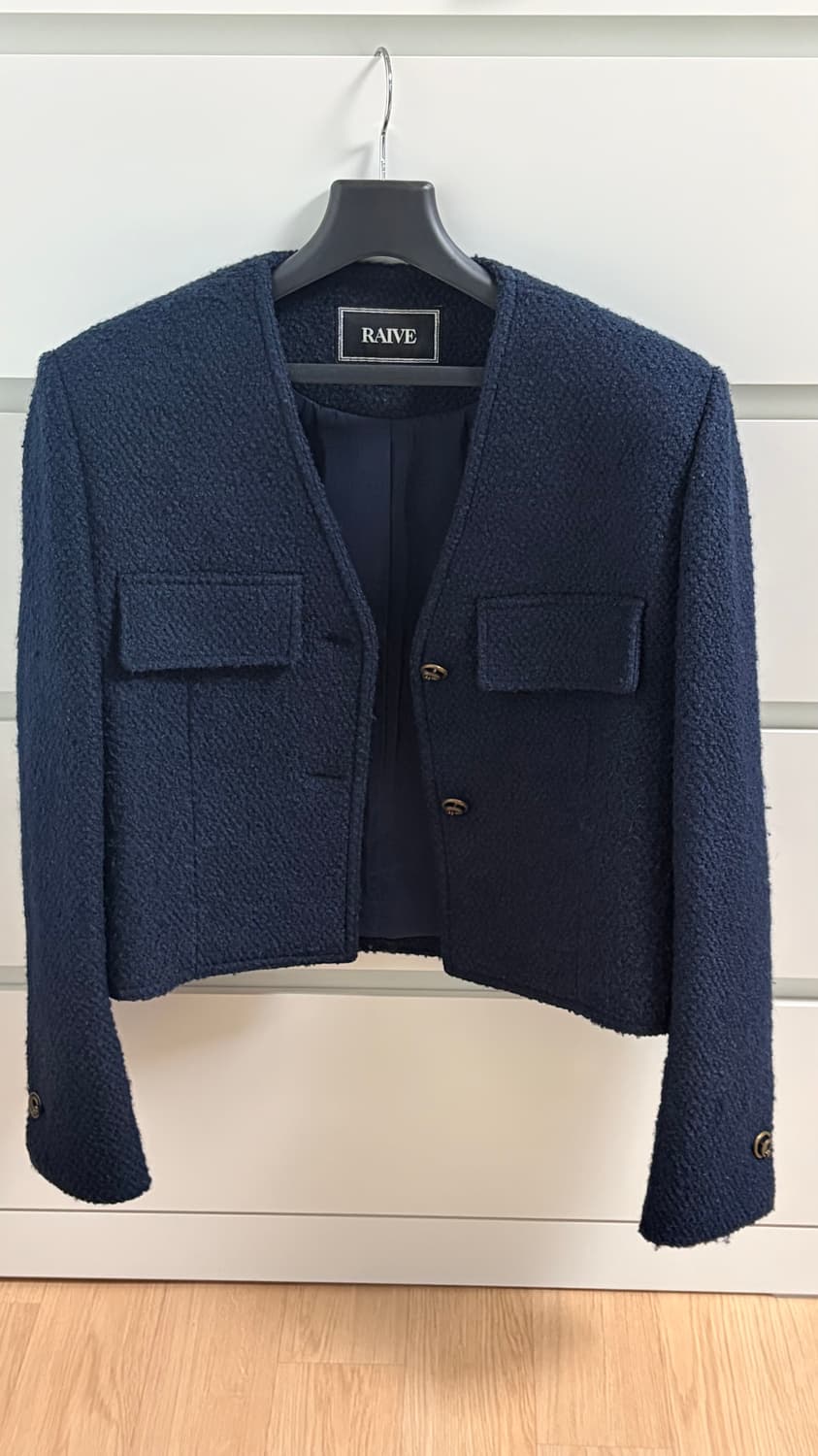 RAIVE 네이비 트위드 자켓 상품이미지2