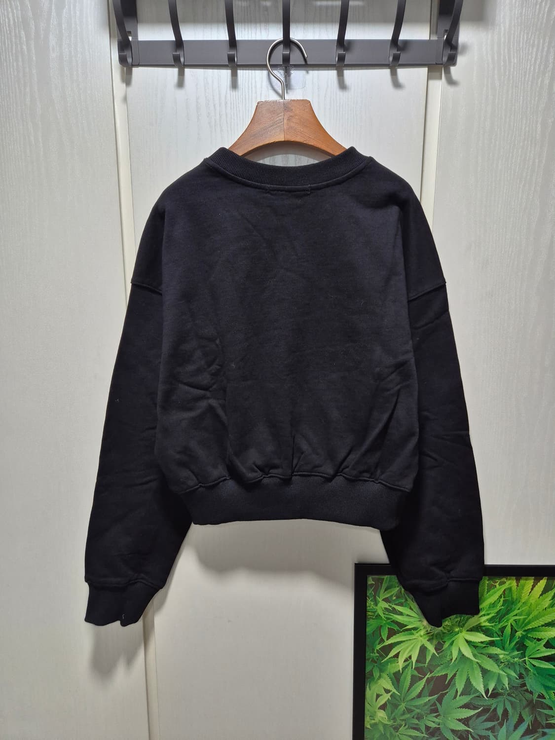 (세일)(새상품)DIAIRE 디아에르 블랙 맨투맨 상품이미지10