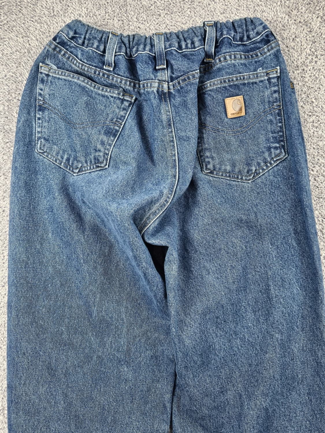 칼하트 밴딩 패치드 커스텀 데님 워크팬츠 (40X30) / 10347 상품이미지9