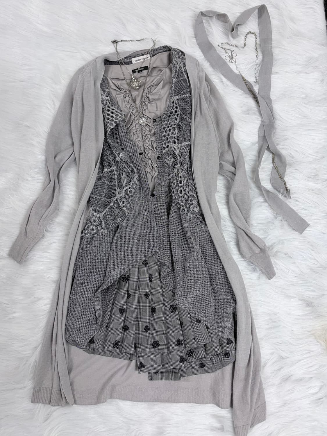 뮤트그레이 드레이프 페어리 코디세트 5pcs🪽🪽🪽 상품이미지7