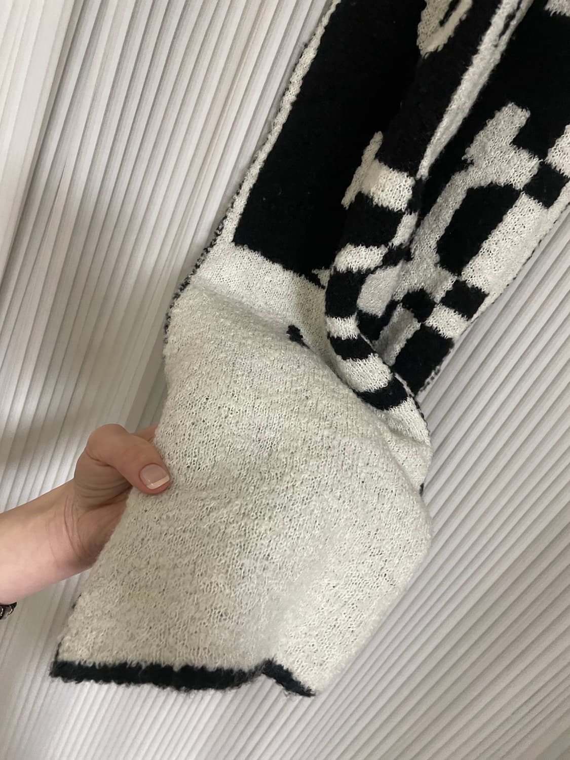 마뗑킴 체크보드 머플러 상품이미지2