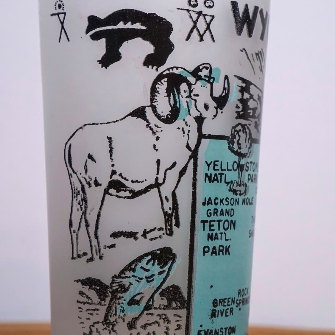 빈티지 소품 State Souvenir 유리컵 상품이미지5