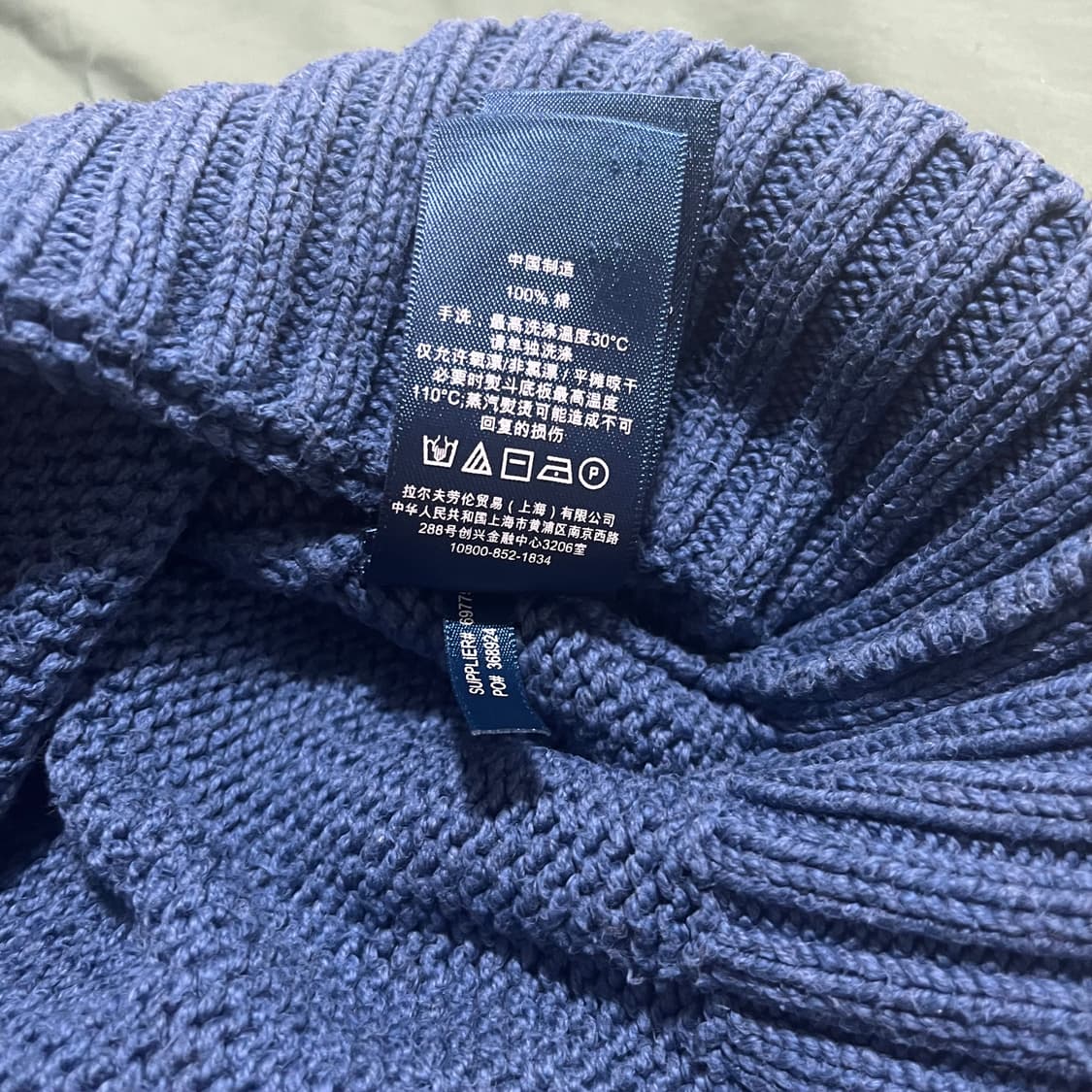 폴로 하프집업 니트 스웨터 상품이미지6