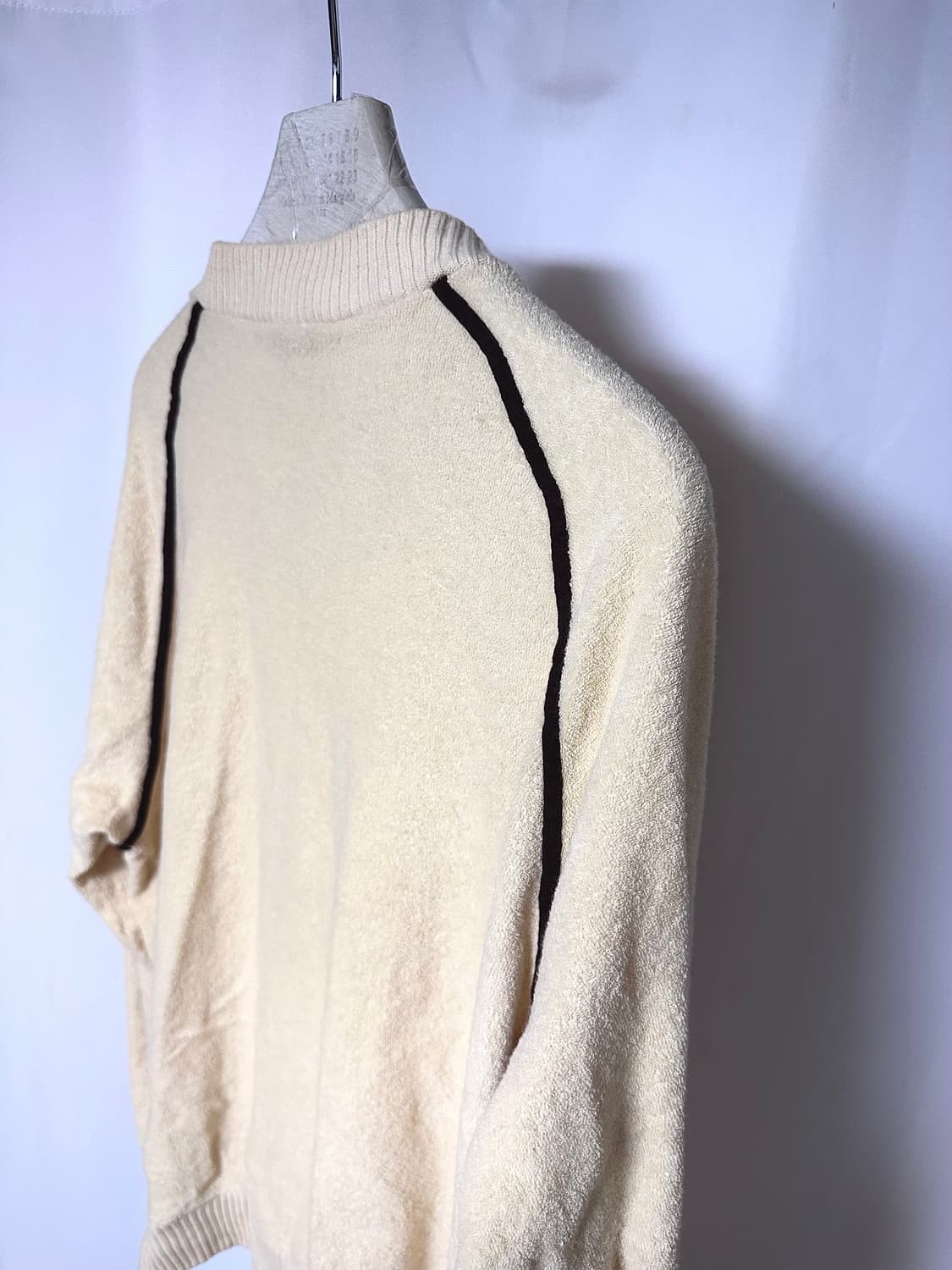 Dior 80s Terry 파이핑 코튼집업 가디건 상품이미지8