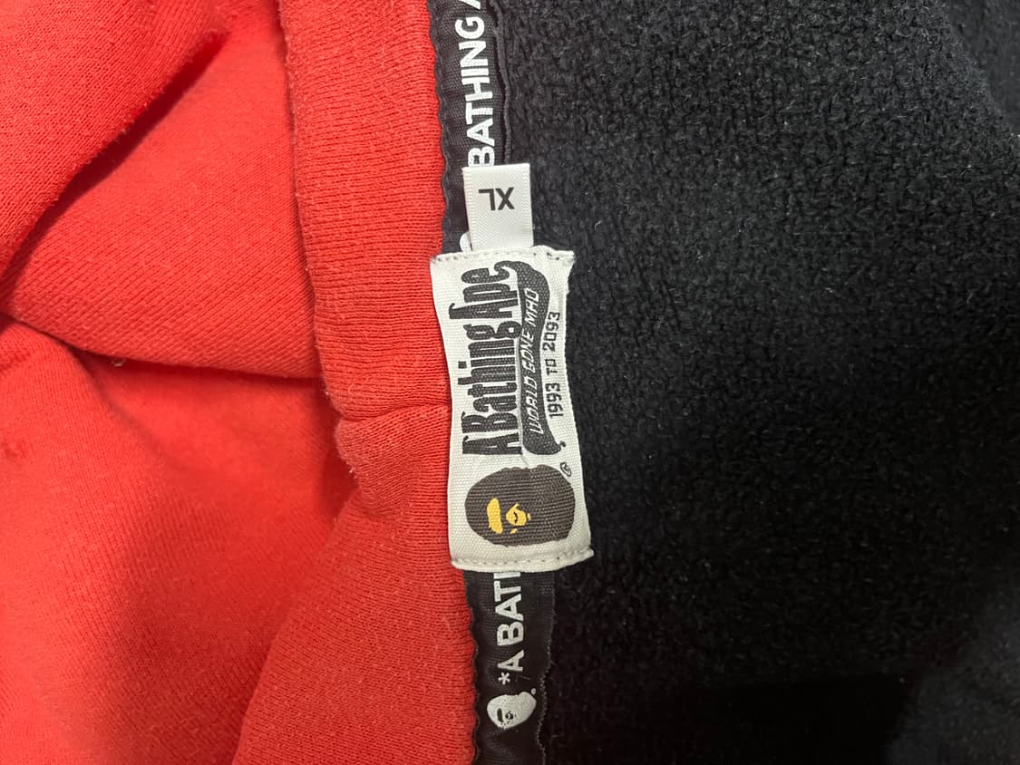 베이프 더블샤크후드집업 xl 판매합니다 상품이미지4