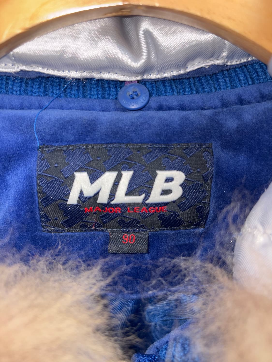 Mlb 블루 벨루아 후디집업 상품이미지3