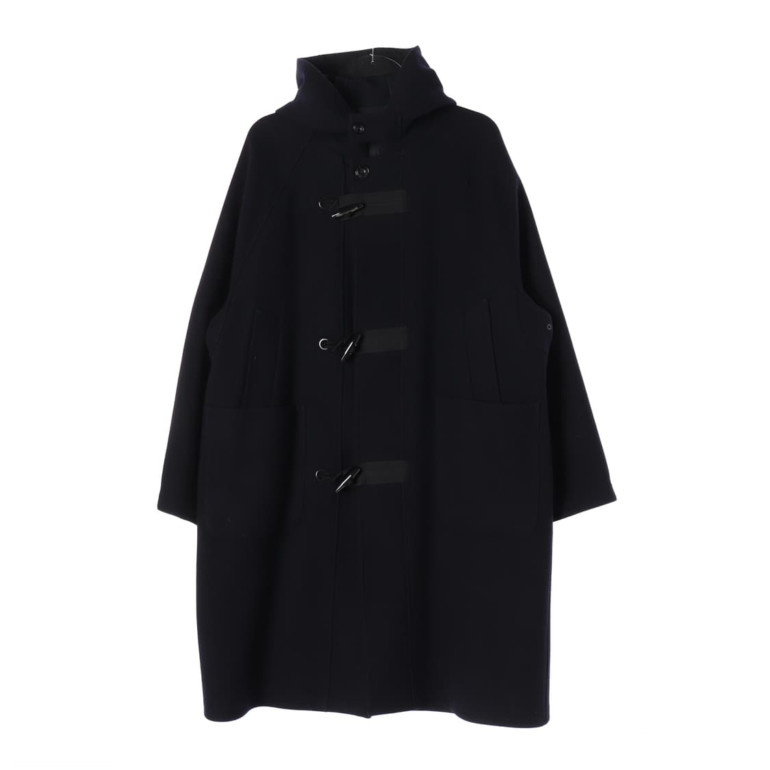 타임 옴므 23FW 울 캐시미어 블렌드 후드 더플 코트 상품이미지1