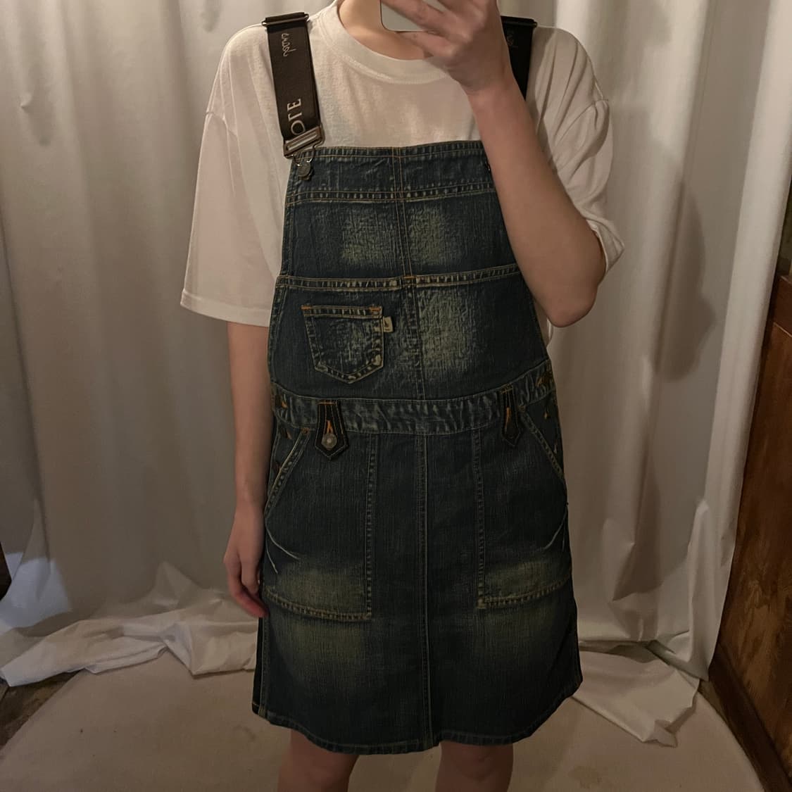 빈폴 데님 멜빵 원피스 상품이미지2