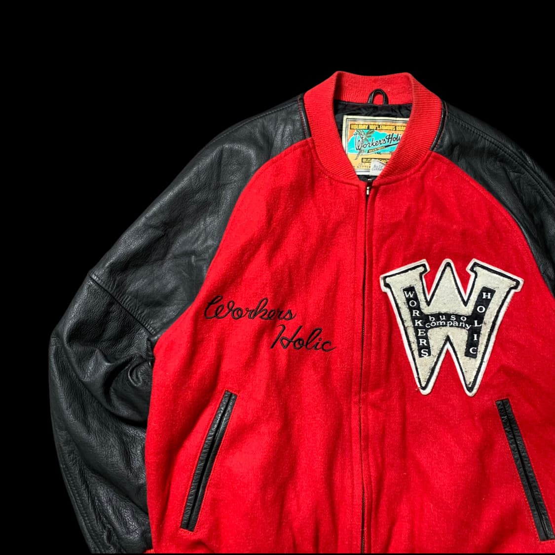 [M~L] 빈티지 부소 컴퍼니 바시티 자켓 상품이미지5