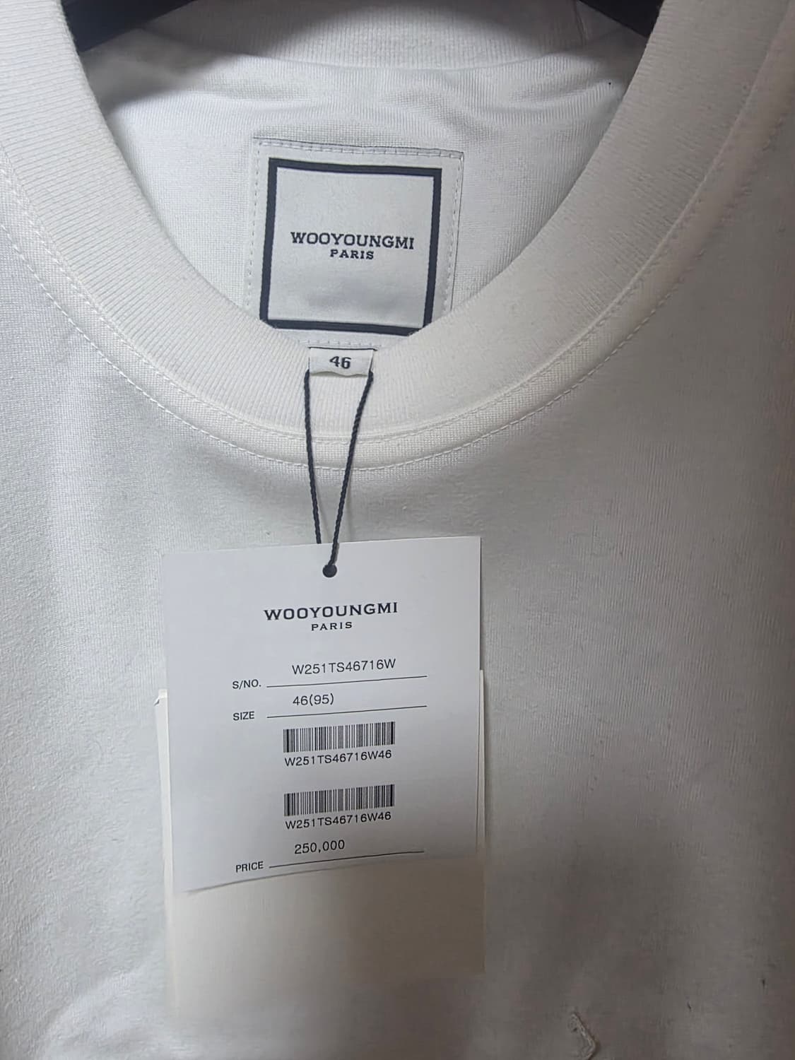 우영미 파리 나시 티셔츠 사이즈 46 상품이미지4