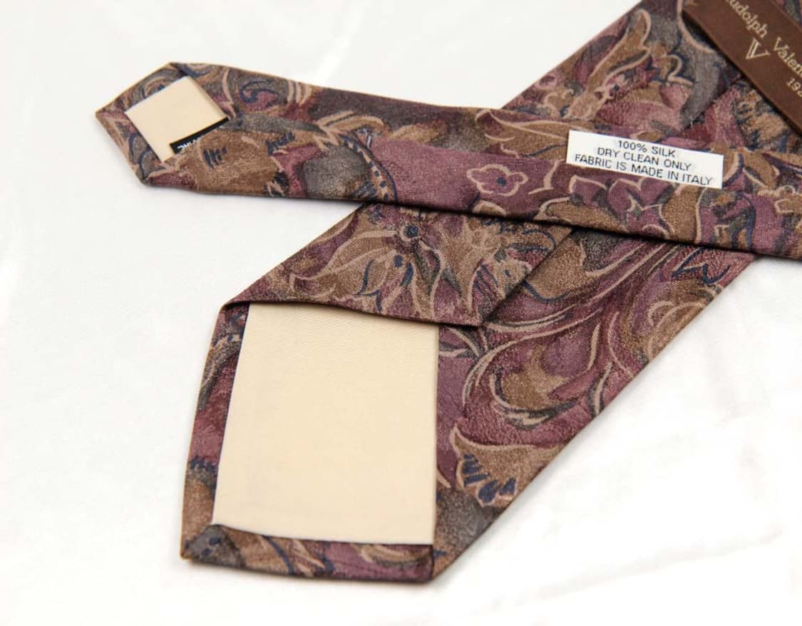 루돌프 발렌티노 9.2cm A+등급 남자 명품 넥타이 상품이미지4