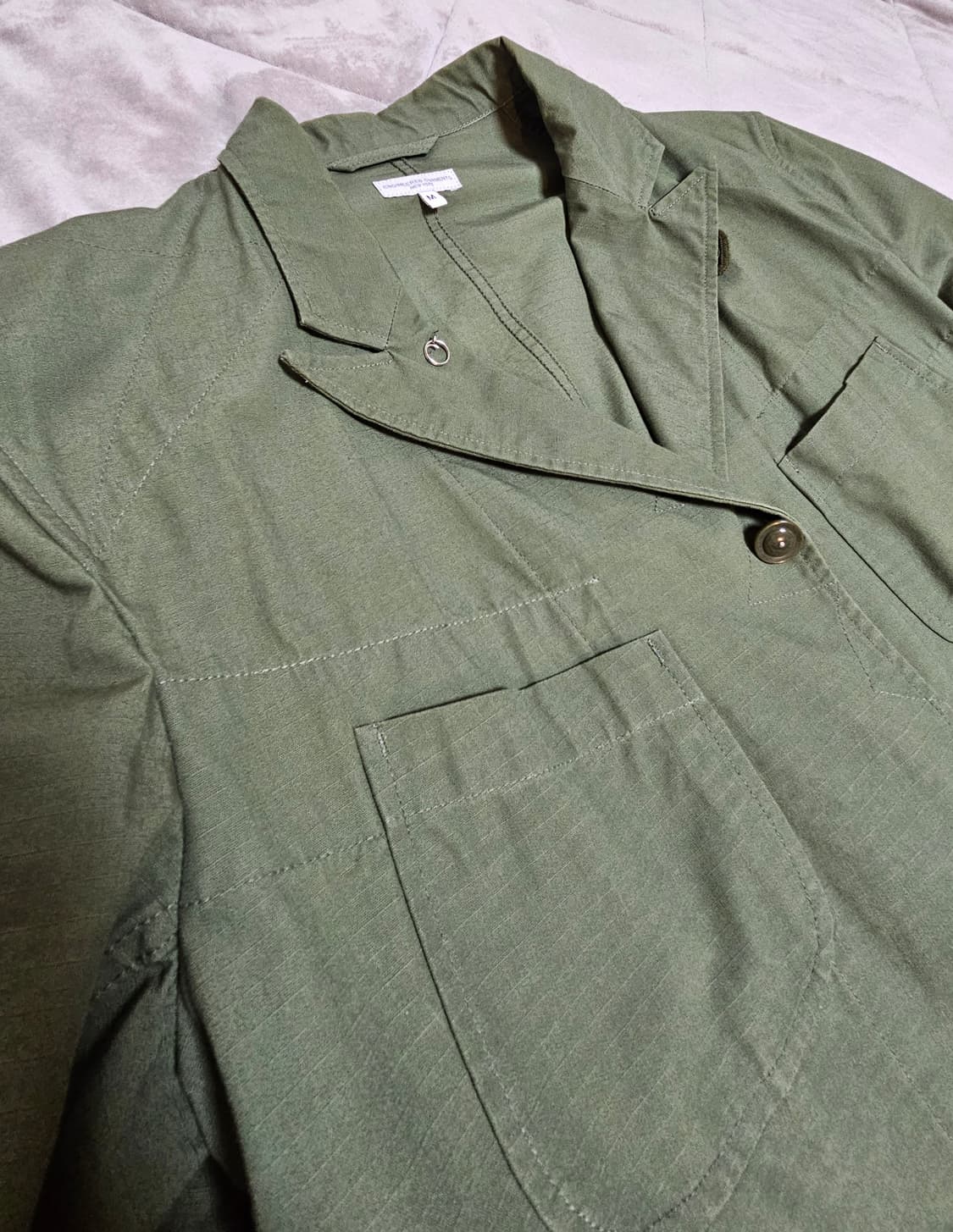 [M사이즈] 엔지니어드가먼츠 베드포드 립스탑 올리브 상품이미지2