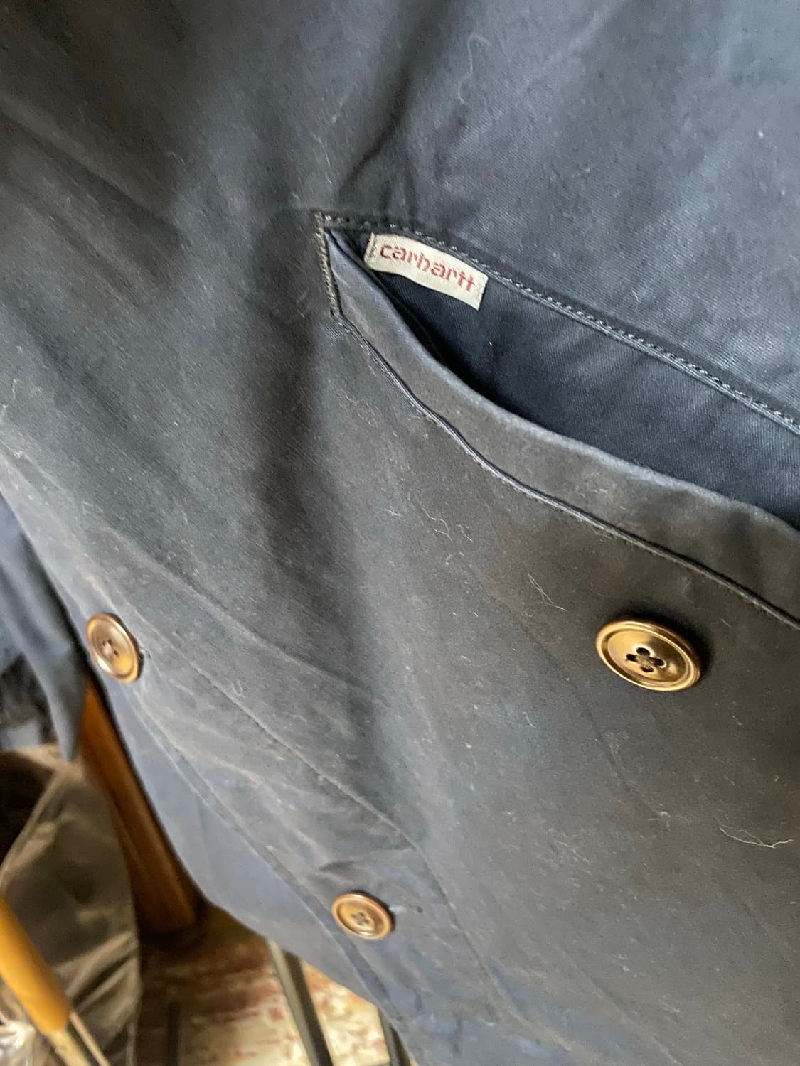 칼하트 마틴 코트 네이비 L 상품이미지4