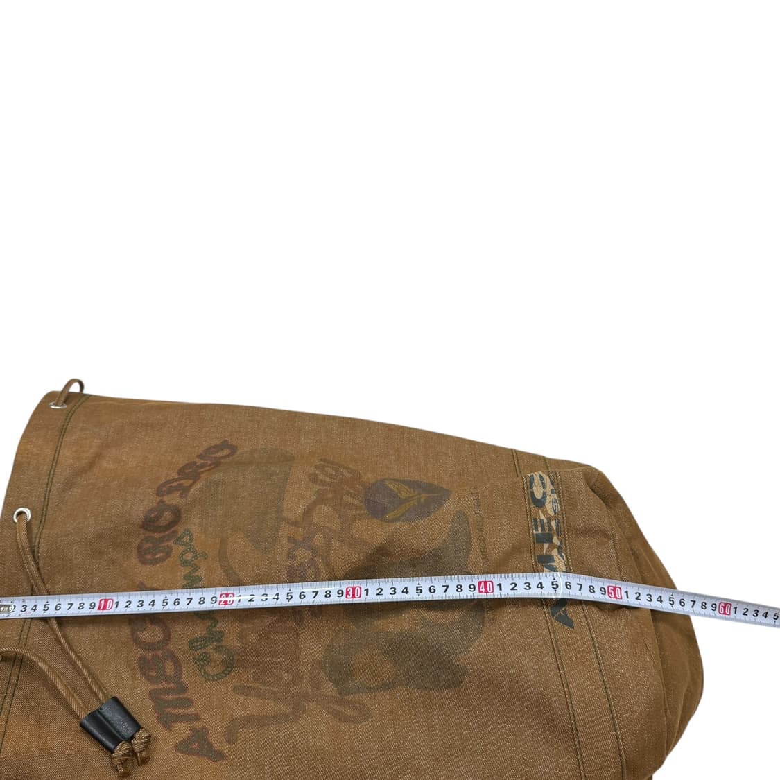 AMECO 아메코 USA 드로우 스트링 백팩 가방 브라운 상품이미지6