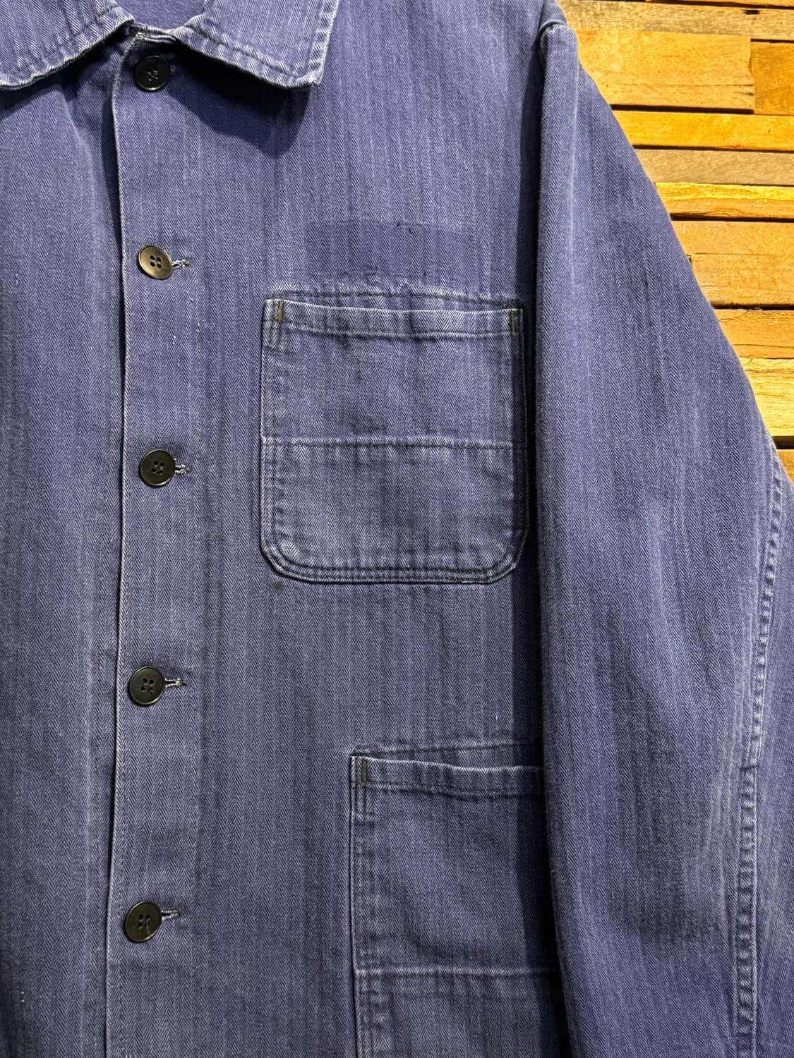 40-60s Vintage Frenchwork Jacket HBT 상품이미지6