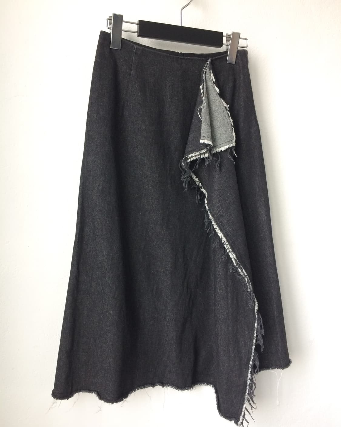 Drape point denim skirt 상품이미지2