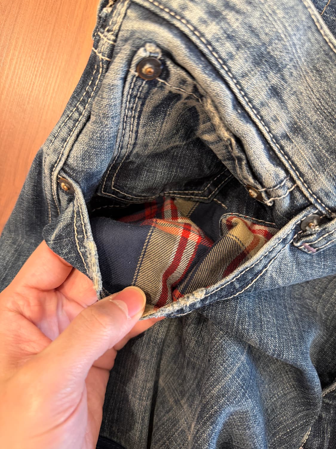 00s Levis 리바이스 503 카고 데님 팬츠 (32inch) 상품이미지8