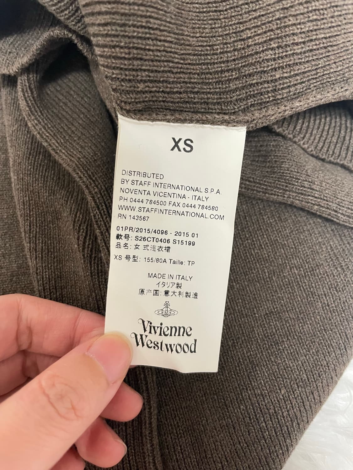 비비안웨스트우드 니트 원피스 상품이미지6