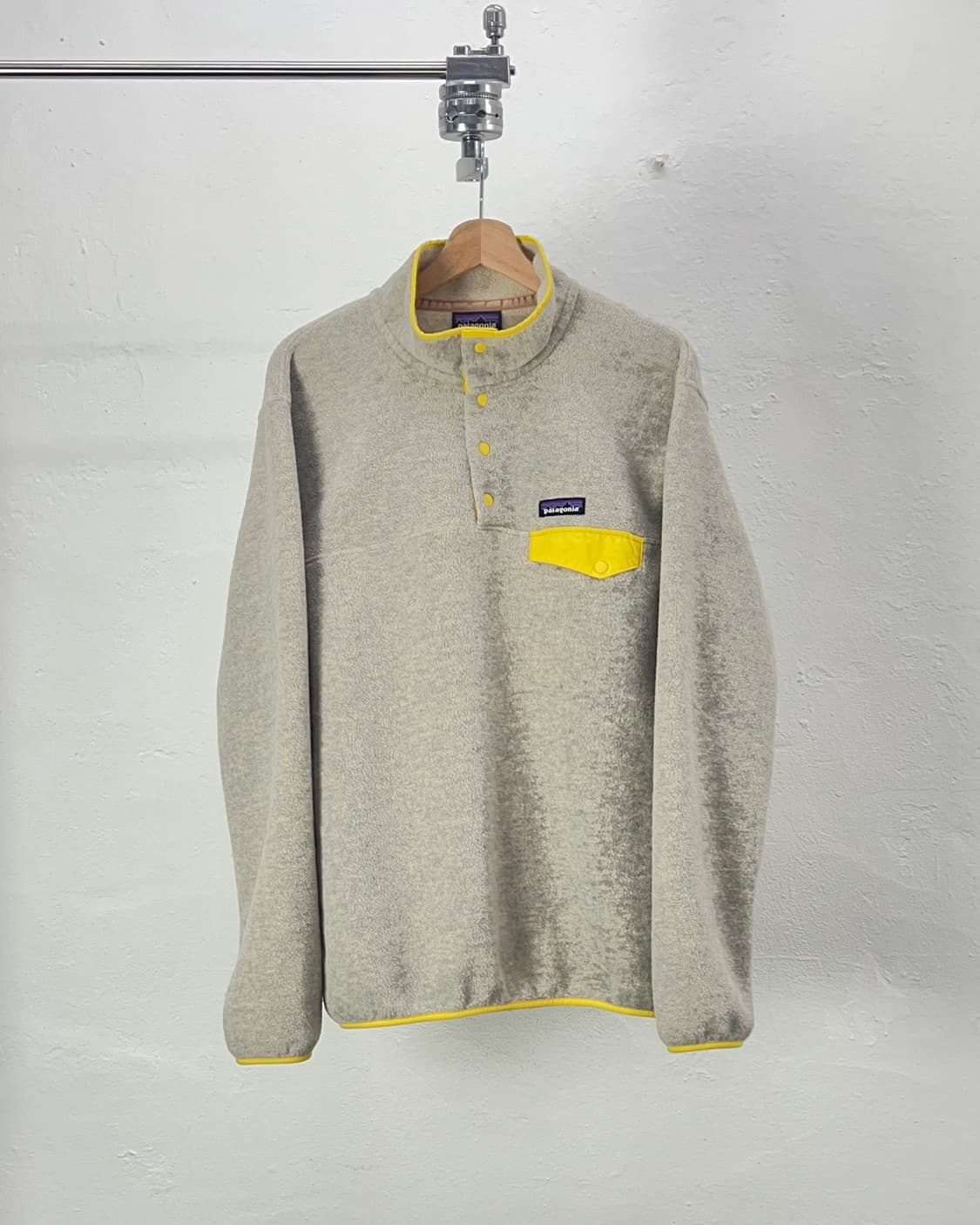파타고니아 신칠라 오트밀 헤더 스냅-T 플리스 풀오버 자켓 상품이미지1