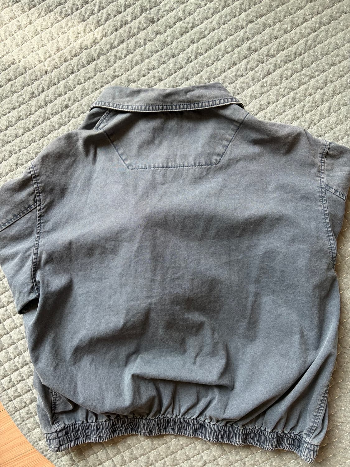 더바이닐하우스 다이드 컷오프 블루종 블루 상품이미지4