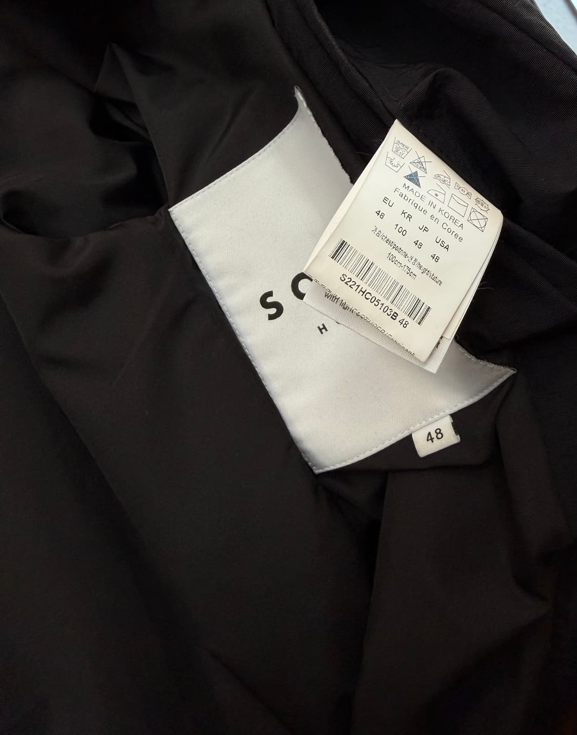 48/ 솔리드옴므 21FW 브라이튼 나일론 코트 상품이미지8