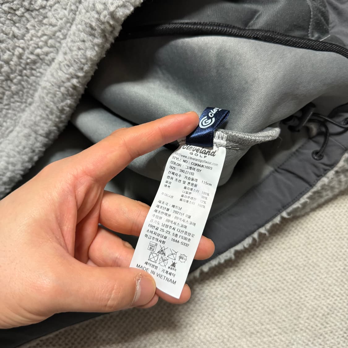 클리브랜드 Golf 플리스 후드집업 상품이미지4