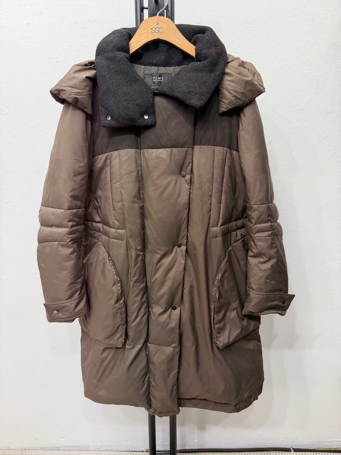 정품) TIME 타임 한섬 브라운 패딩 82 상품이미지1