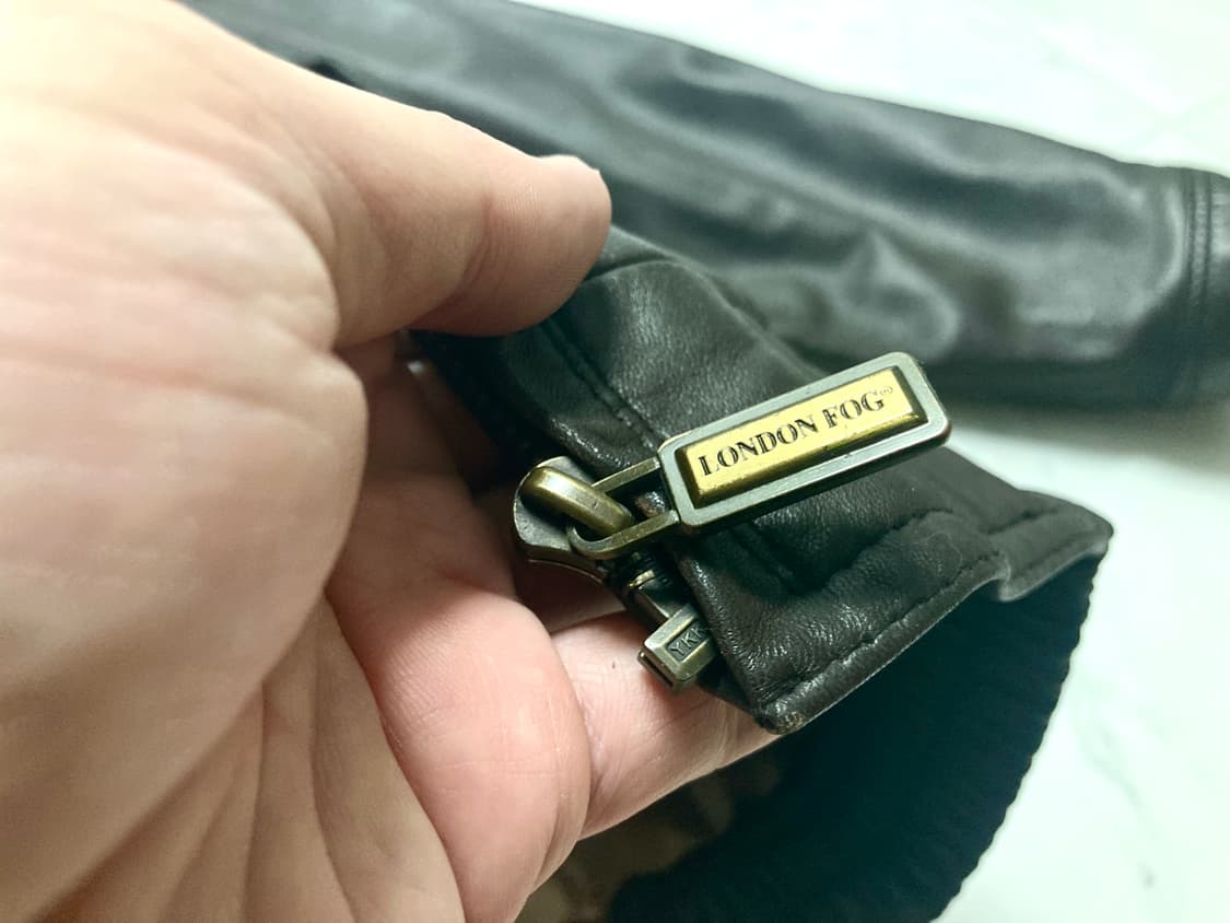 00s 런던포그 구스 내피 양가죽 봄버 자켓 105 상품이미지7