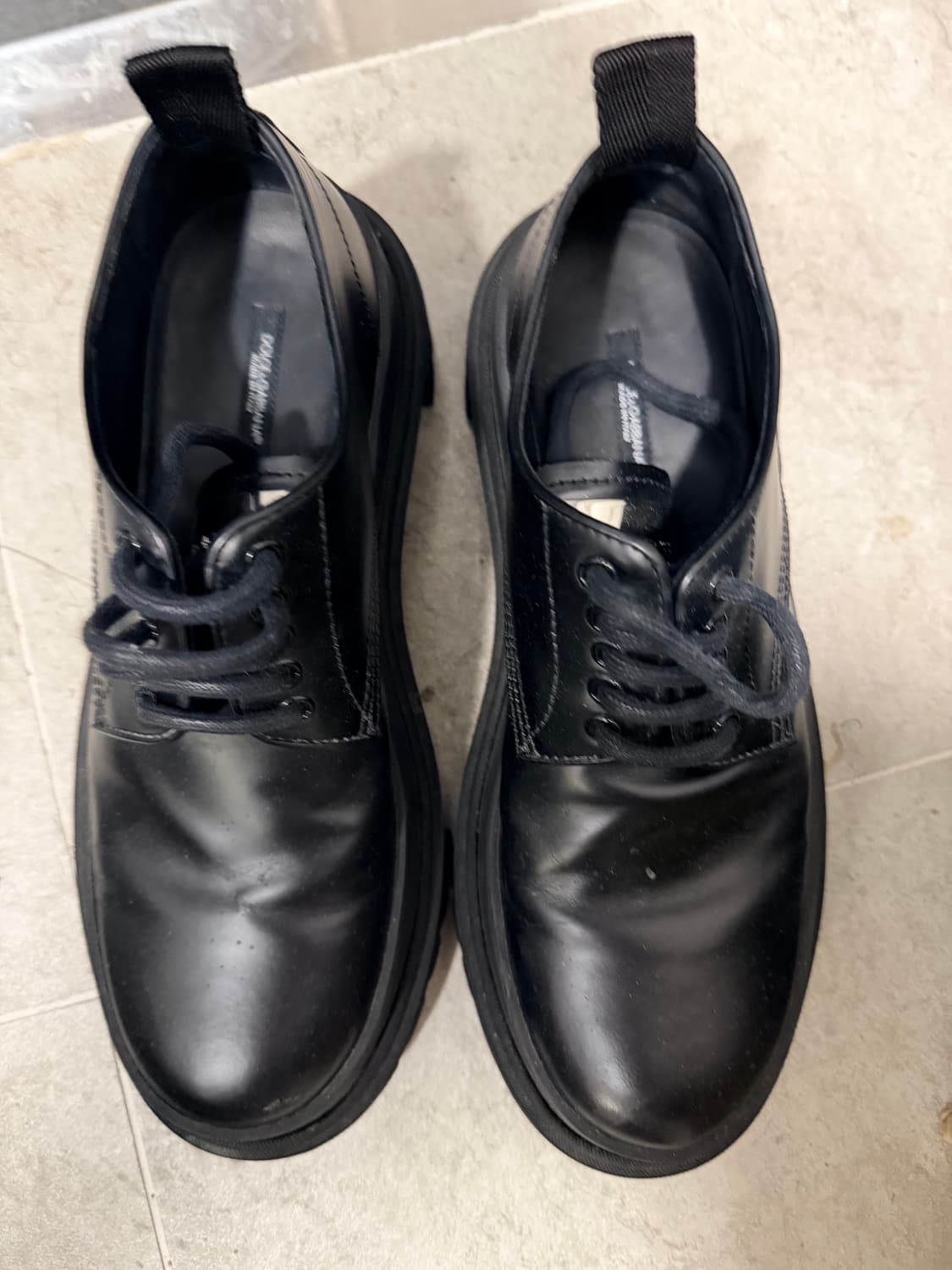 DOLCE & GABBANA derby shoes (black/43.5) 상품이미지1