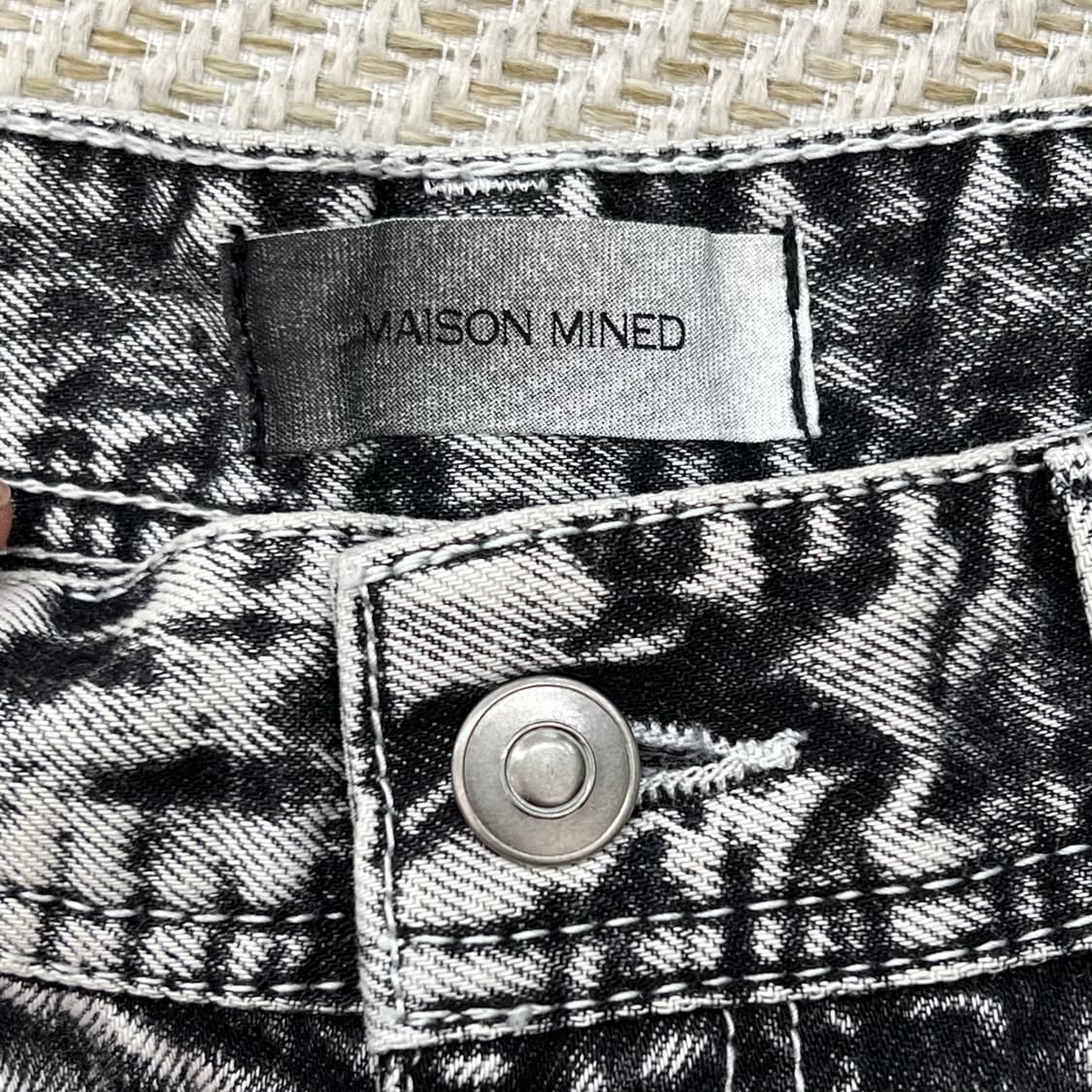 메종미네드 워시드 카펜터 데님팬츠 r3044 상품이미지6