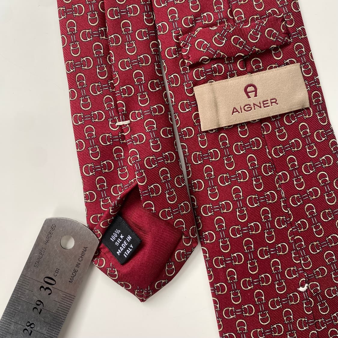 아이그너(AIGNER) 모노그램 정품 명품넥타이 8.3cm 상품이미지6