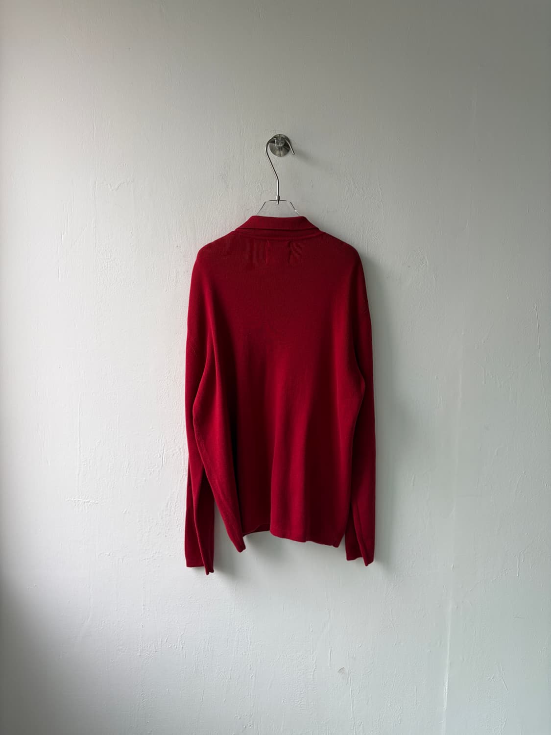 바나나리퍼블릭 레드 집업 니트  상품이미지5